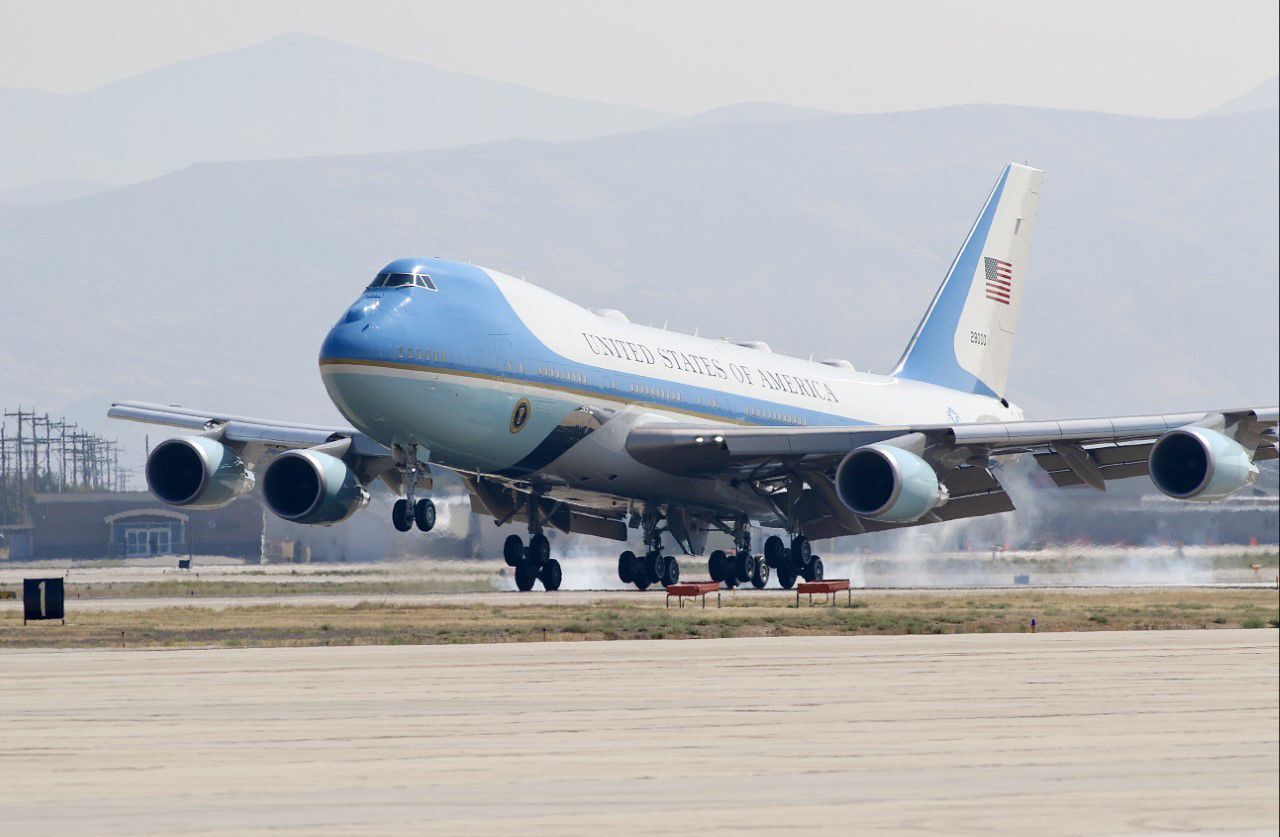 Air Force One in Boise